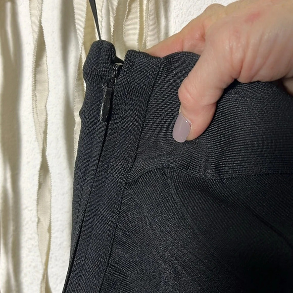 Dress The Population Black Vera One Shoulder Body Con Bandage Dress Size M - Picture 5 of 15